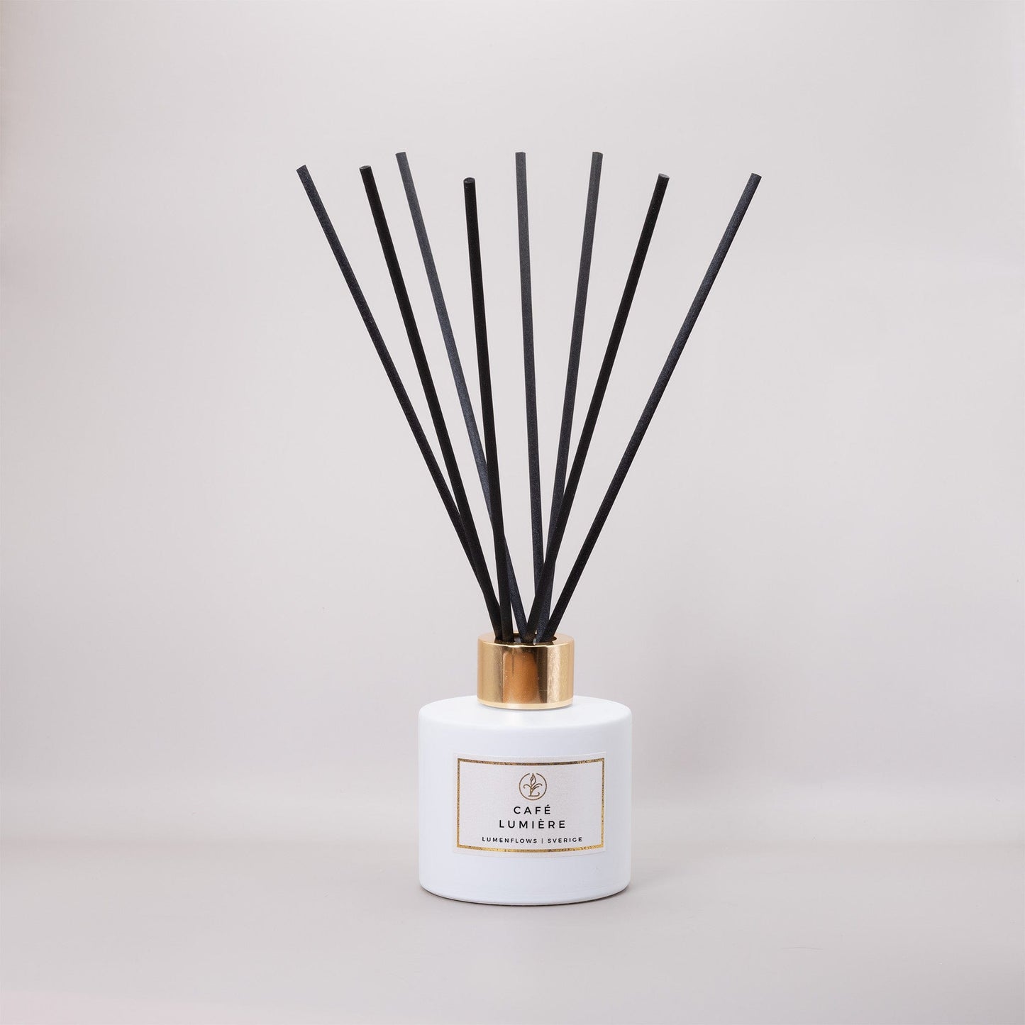 Reed Diffuser | Café Lumière Gold Black - LumenFlows