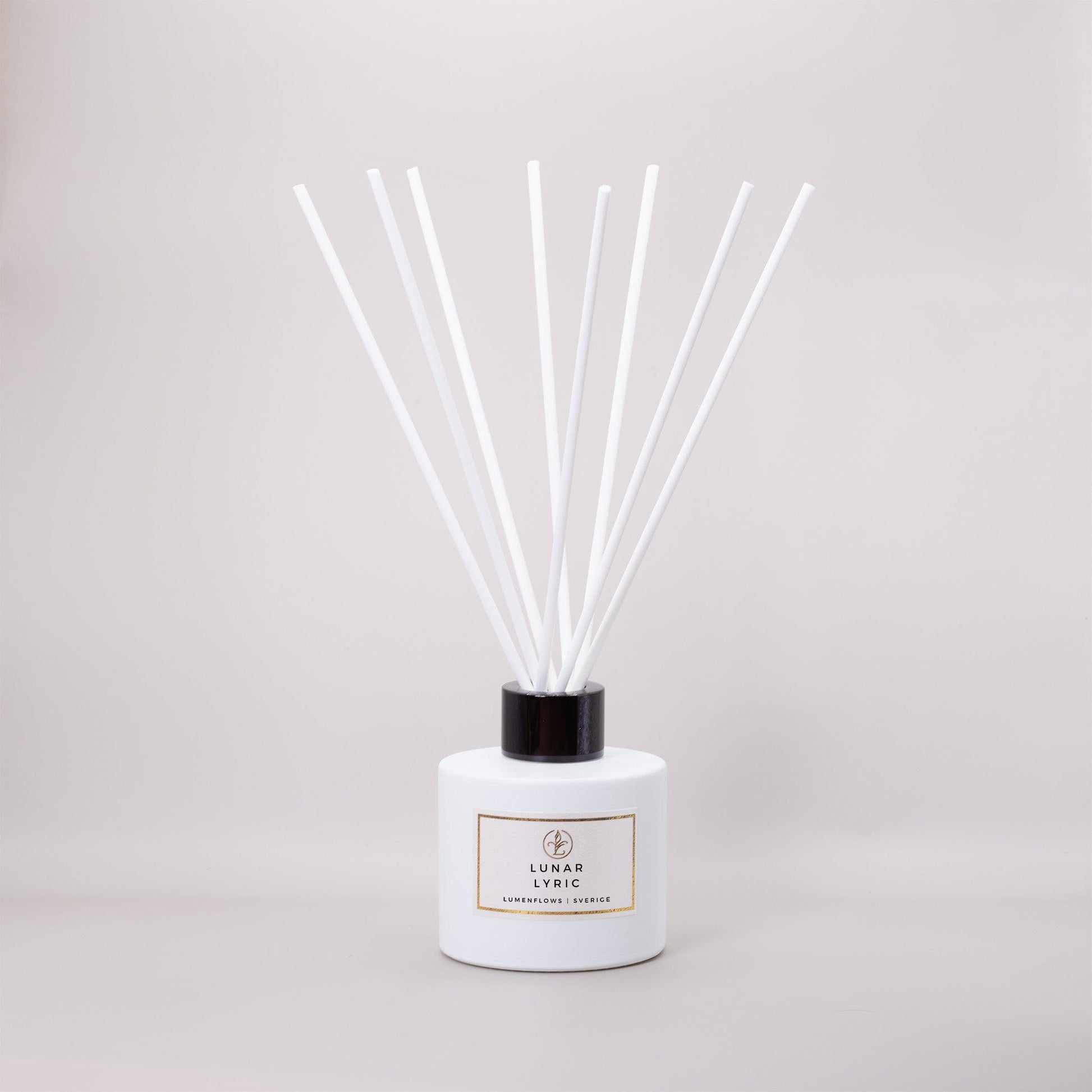 Reed Diffuser | Lunar Lyric Black White - LumenFlows