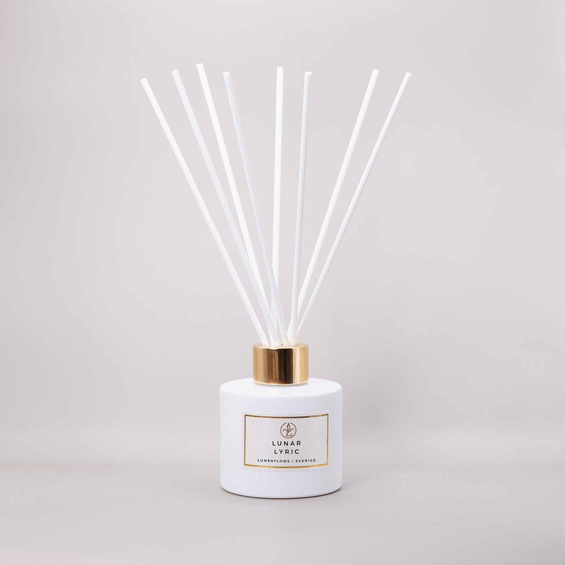 Reed Diffuser | Lunar Lyric Gold White - LumenFlows