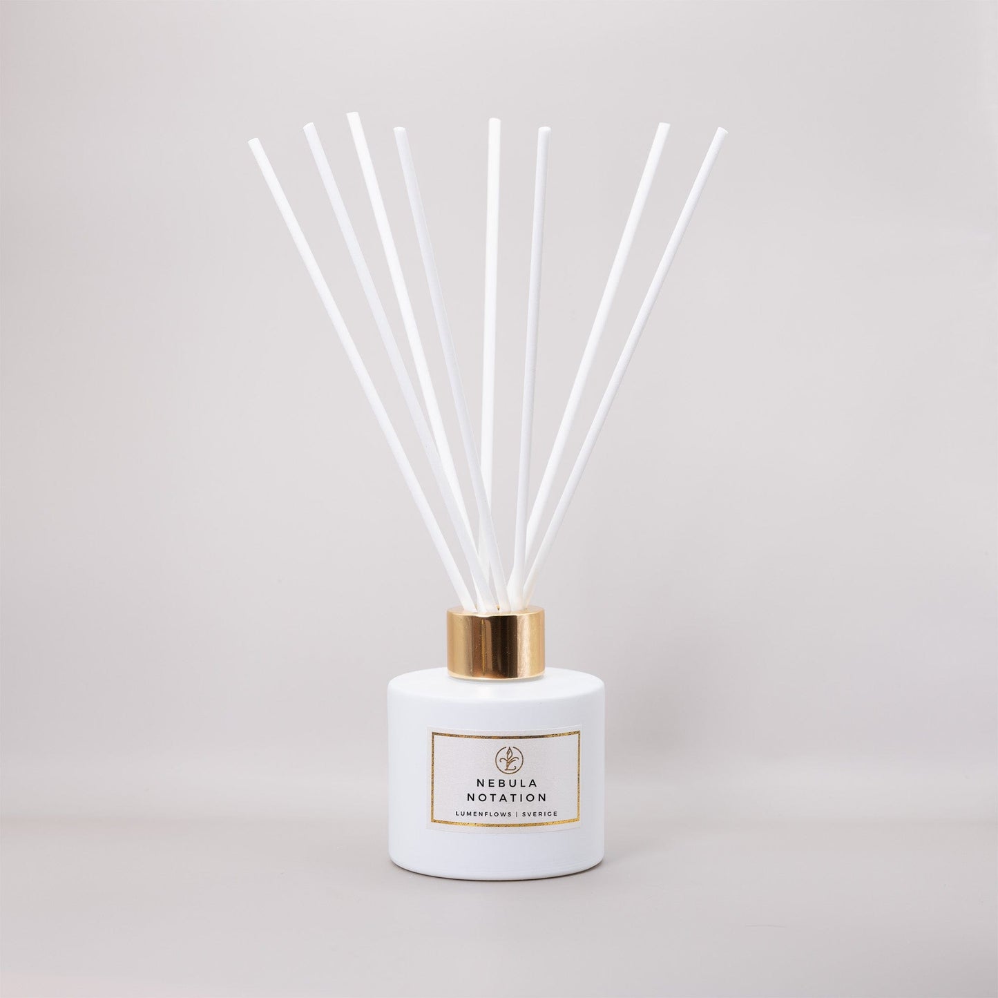 Reed Diffuser | Nebula Notation Gold White - LumenFlows 2